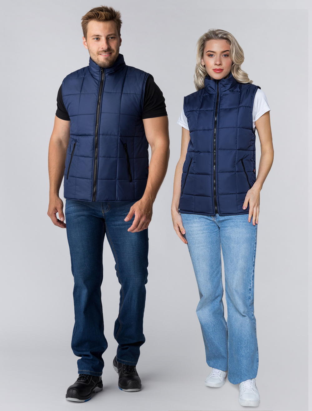 Жилет ОФИС зимний (т.синий)