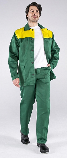 Костюм СТАНДАРТ с БР (зеленый/желтый)