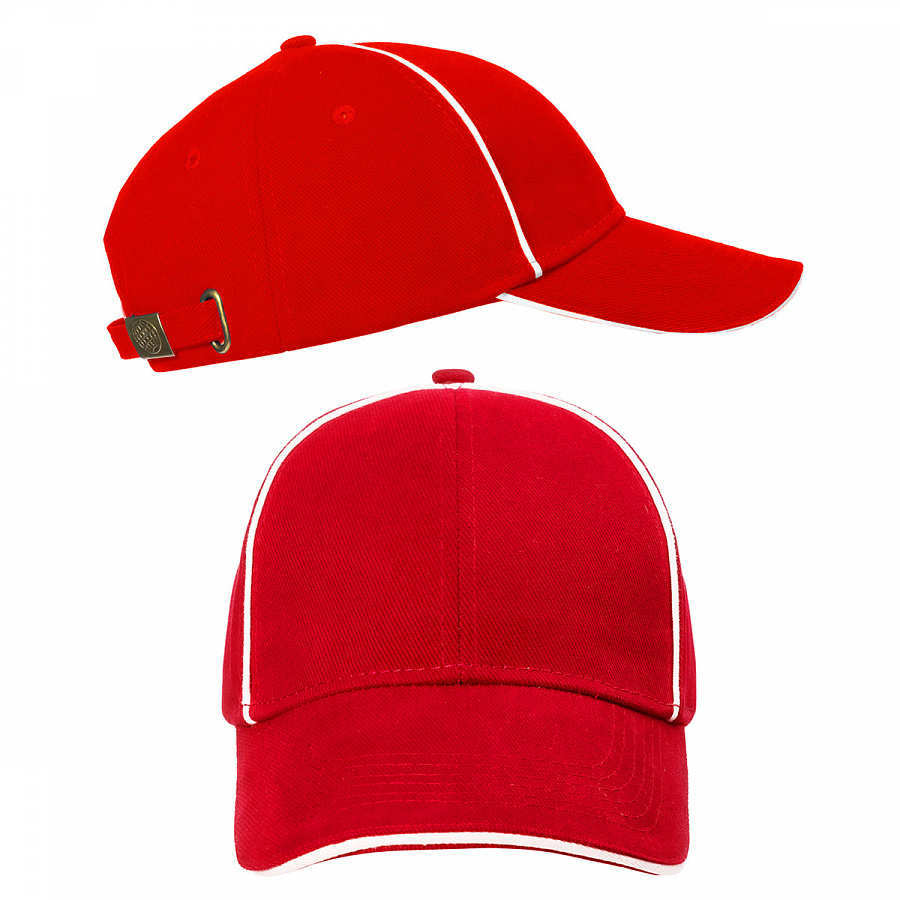 Бейсболка LEADER 206 (нм) (красный)