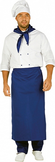Костюм ШЕФ-ПОВАР (белый/василек)