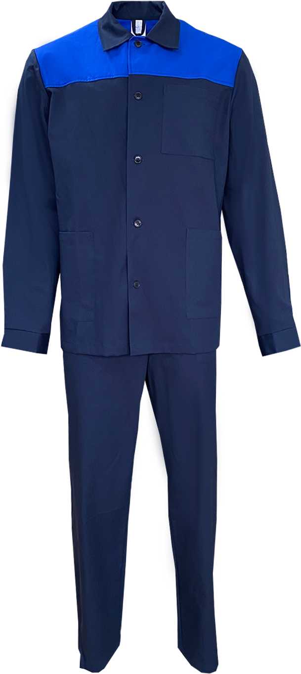 Костюм СПЕЦИАЛИСТ ЛАЙТ с БР (т.синий/васильковый)