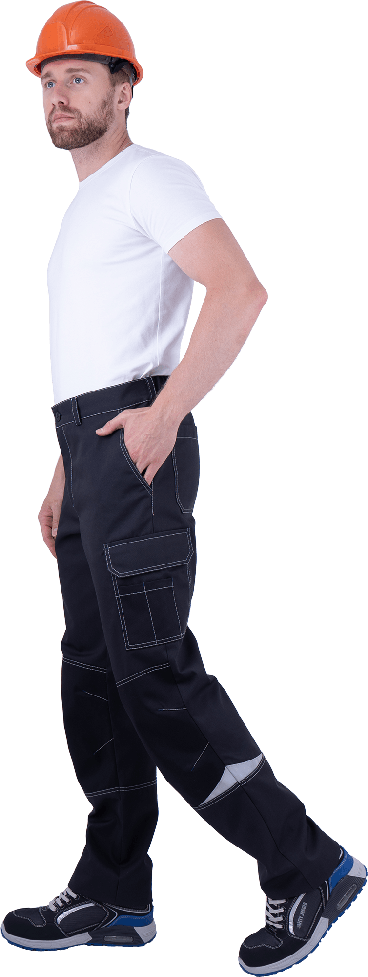 Брюки ТУРБО SAFETY (т.серый/чёрный)