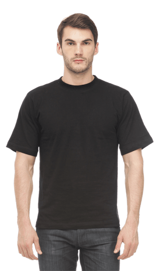 Футболка короткий рукав 160 г/м2 (чёрный)