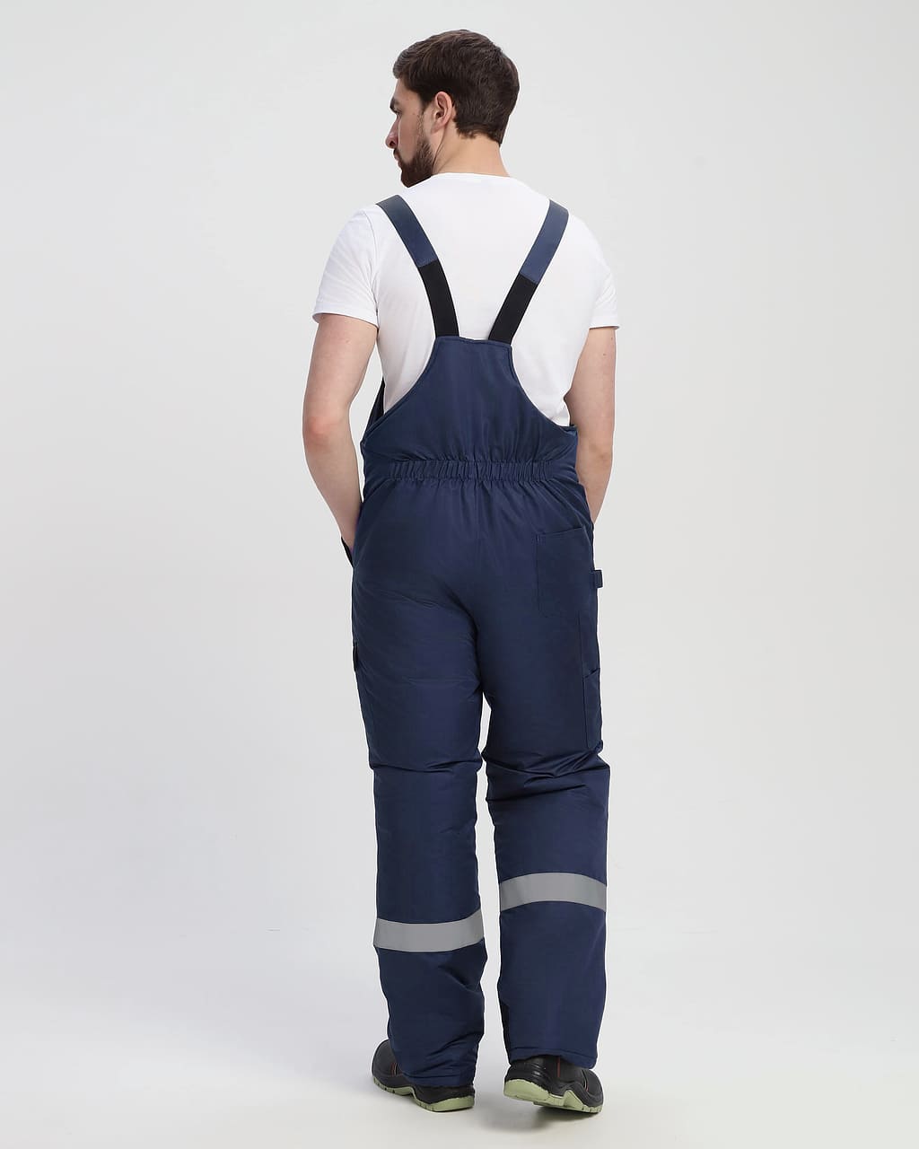 Костюм ВЕКТРОН-2 СОП зимний с ПК (т.синий/черный)