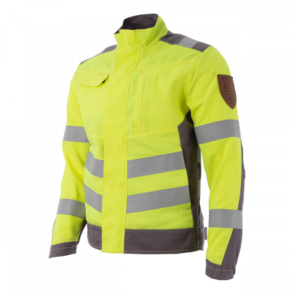 Куртка BRODEKS MS28-61 мультизащитная (желтый/серый)