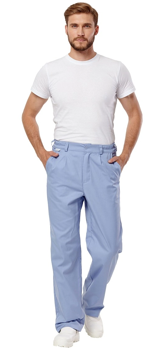 Брюки КАСТЕЛЬ (голубые)