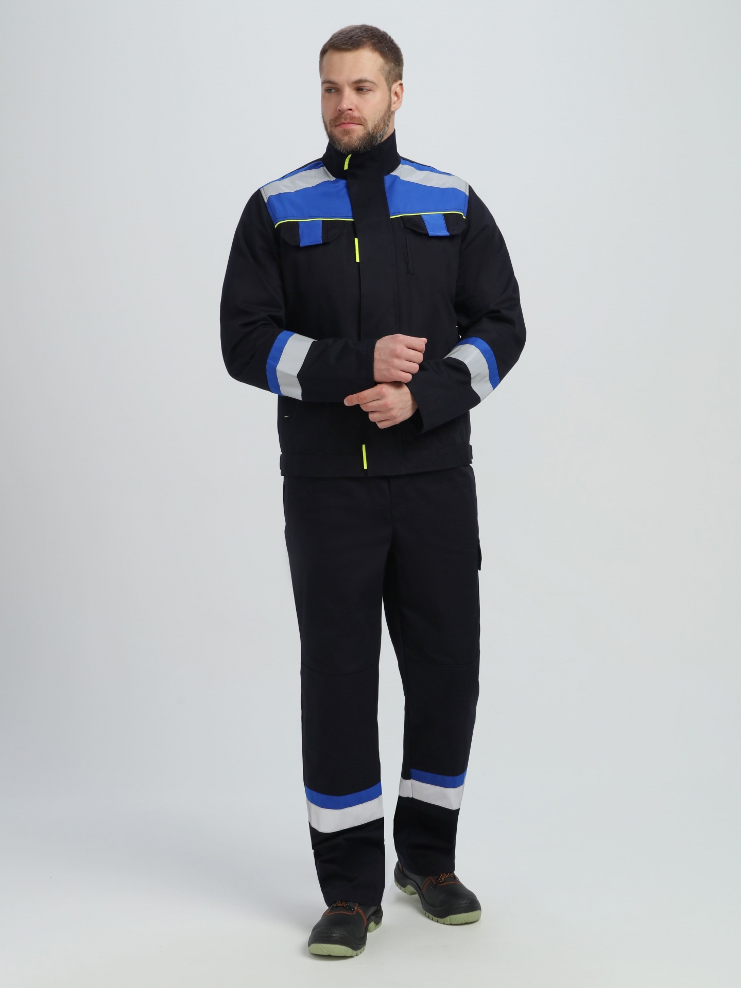 Костюм БОСТОН IMP с БР (т.синий/васильковый)