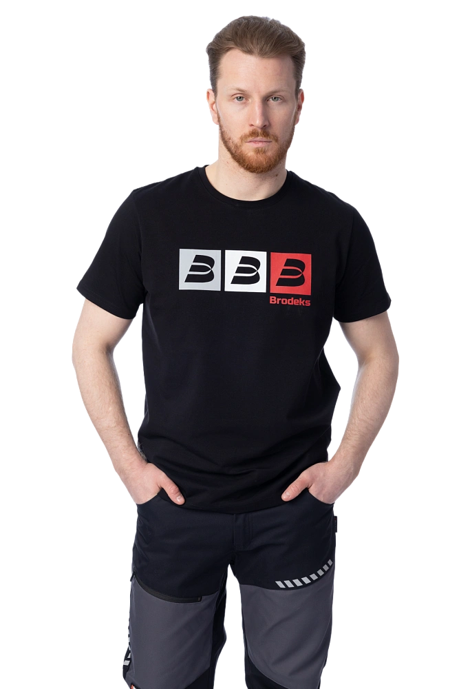Футболка BRODEKS KS705 (черный)