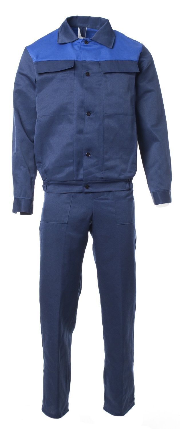 Костюм СТАНДАРТ-2 с ПК (т.синий/васильковый)