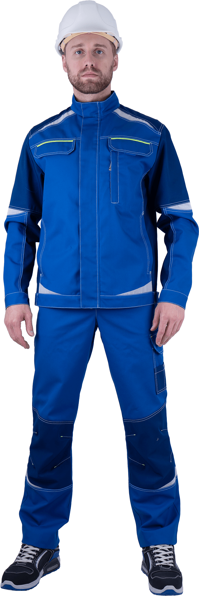 Куртка ТУРБО SAFETY (василек/синий)