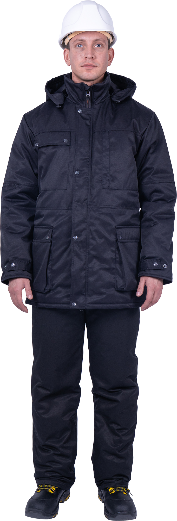 Куртка ЗАЩИТА зимняя (черный)