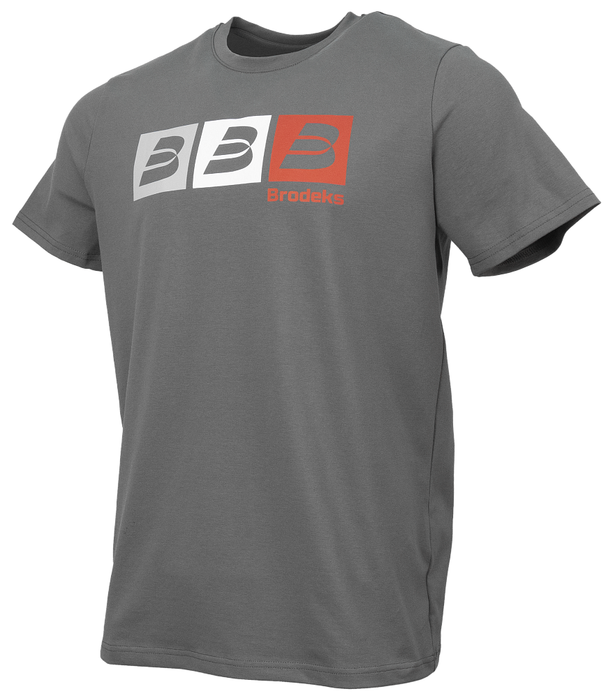 Футболка BRODEKS KS705 (серый)