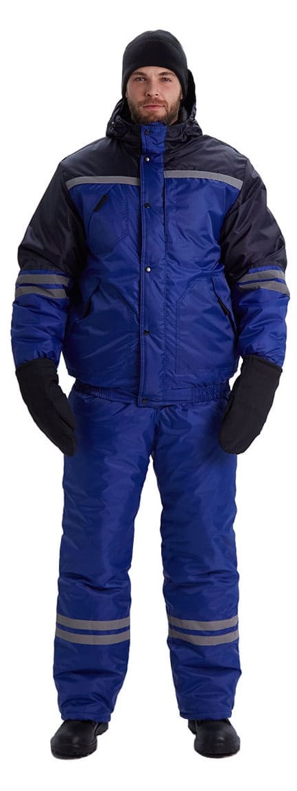 Костюм СТИМ зимний с ПК (василек/т.синий)
