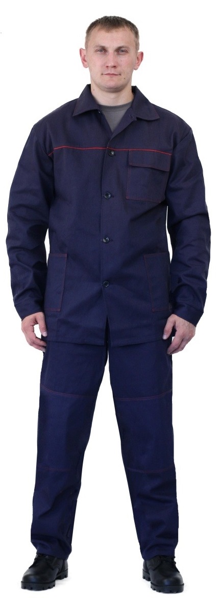 Костюм ТРУД с БР (т.синий/красный)