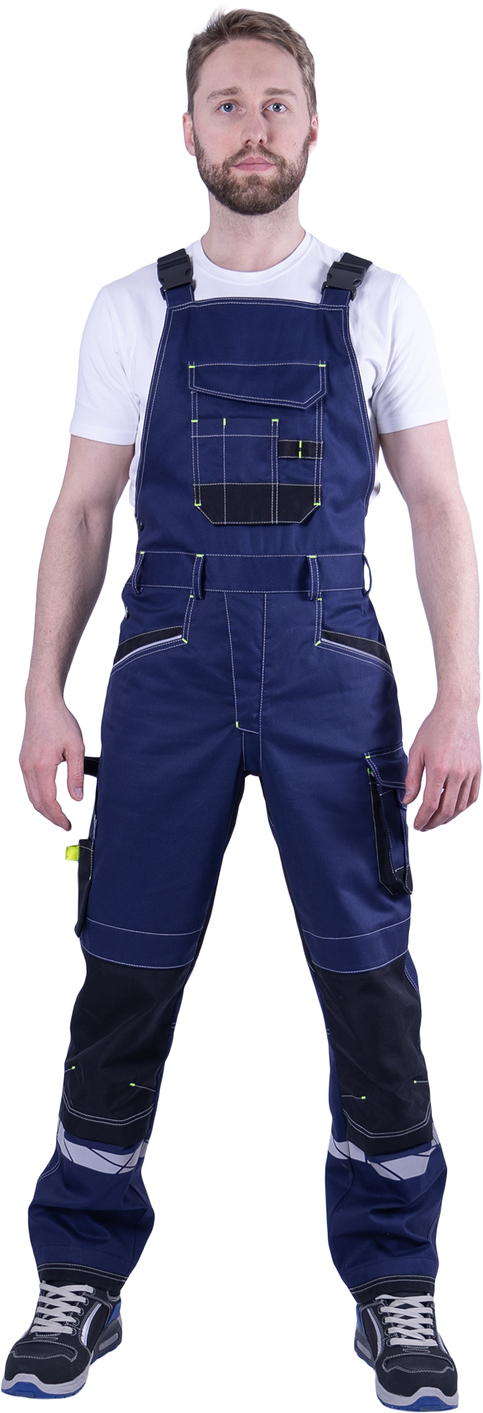 Полукомбинезон КОРПОРАЦИЯ (синий/черный)