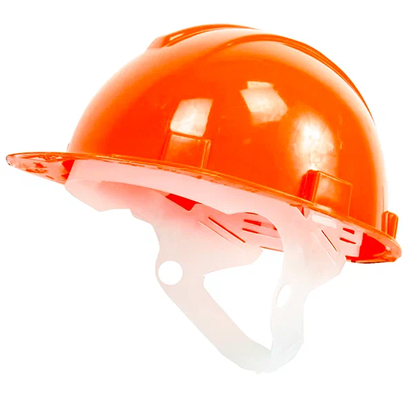 Каска защитная ЮНОНА ЭКОНОМ пластиковое оголовье (оранжевый)