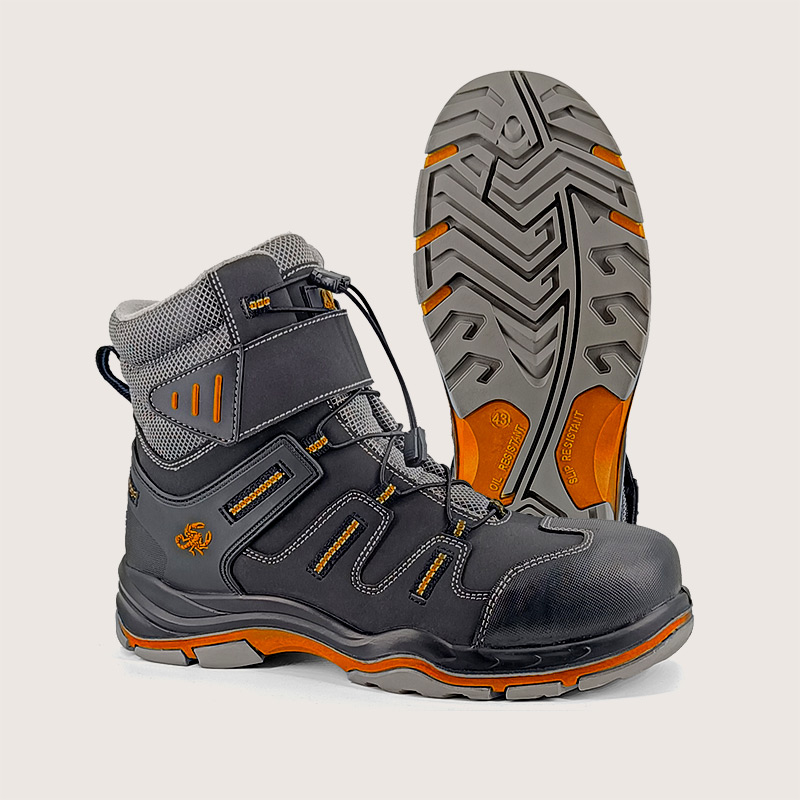 Ботинки СКОРПИОН ПРОФ высокие шерсть 2101.1ПК ПУ-Нитрил