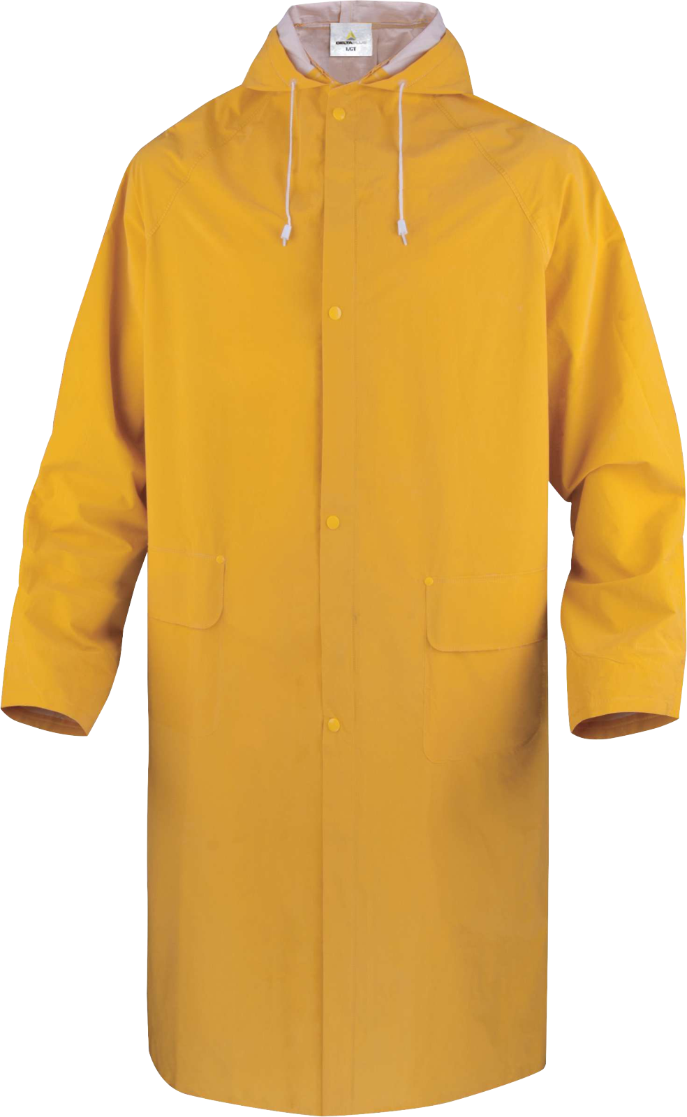 Плащ 305 влагозащитный с двусторонним ПВХ-покрытием (желтый)