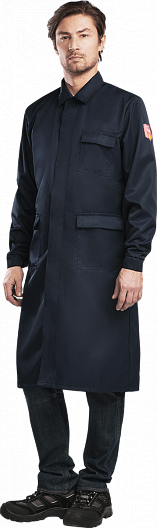 Халат кислотостойкий (т.синий)