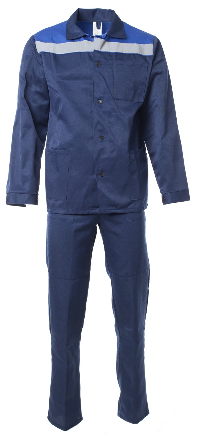 Костюм СТАНДАРТ с СОП с БР (т.синий/васильковый)