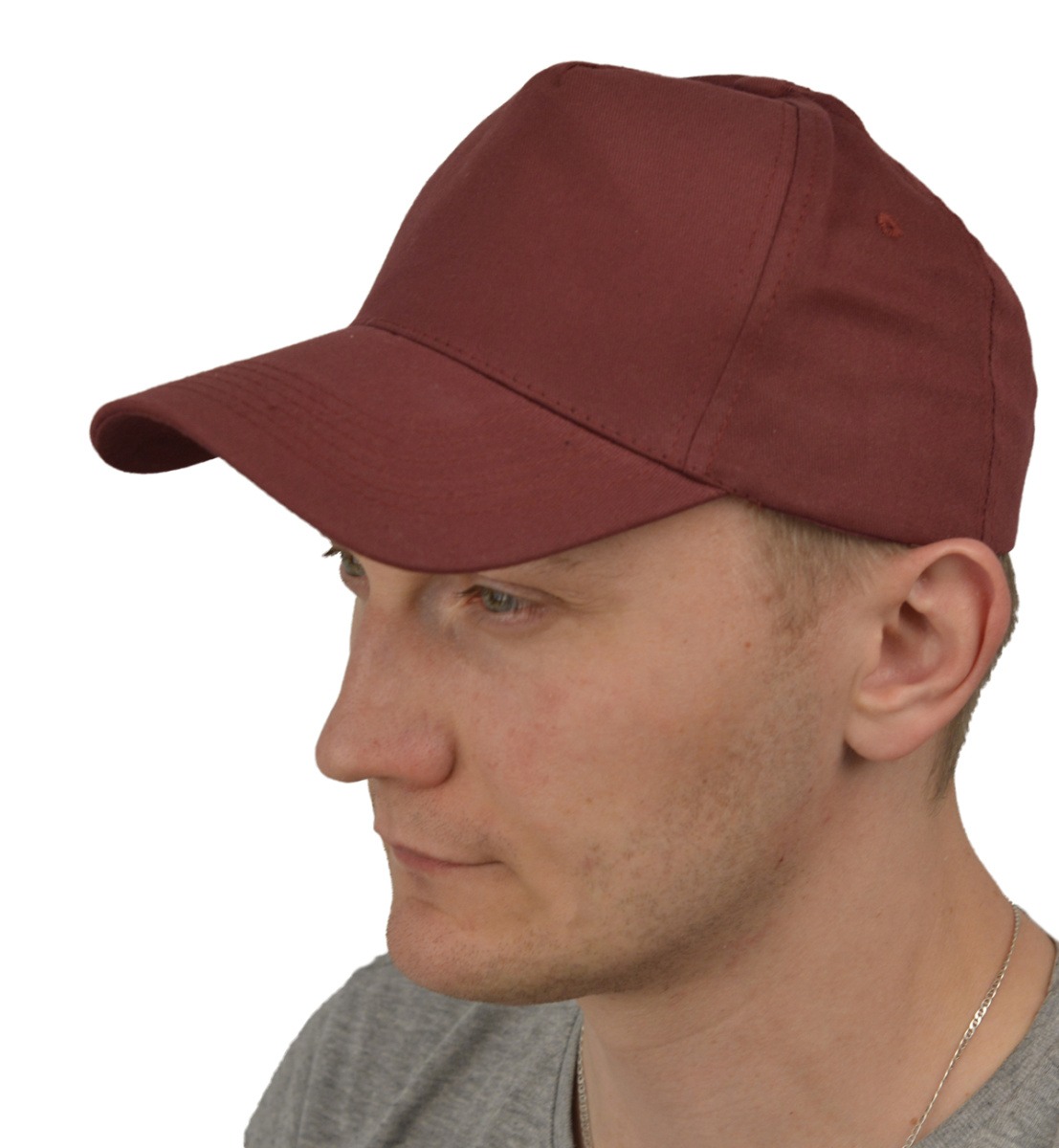 Бейсболка (бордовый)