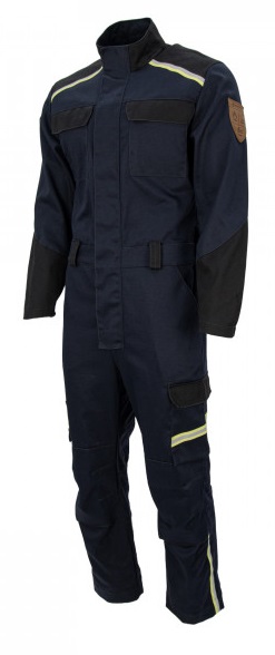 Комбинезон сварщика BRODEKS FS58-01 1 класса (т.синий/черный)
