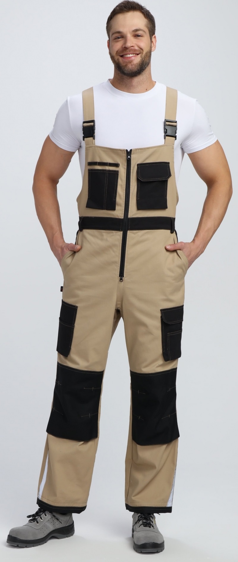 Полукомбинезон МИЛАН СН (бежевый/черный)