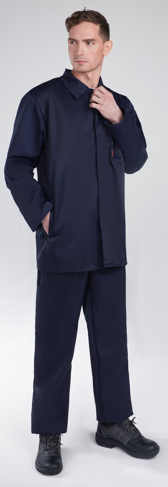 Костюм лавсан с КЩС-пропиткой (т.синий)