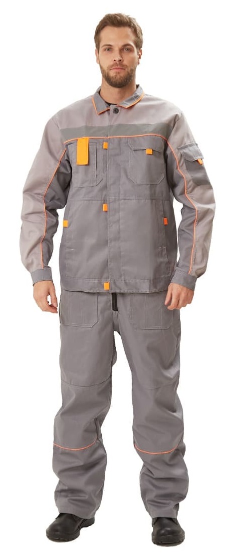 Костюм РОЛЬФ с ПК (серый/св.серый)