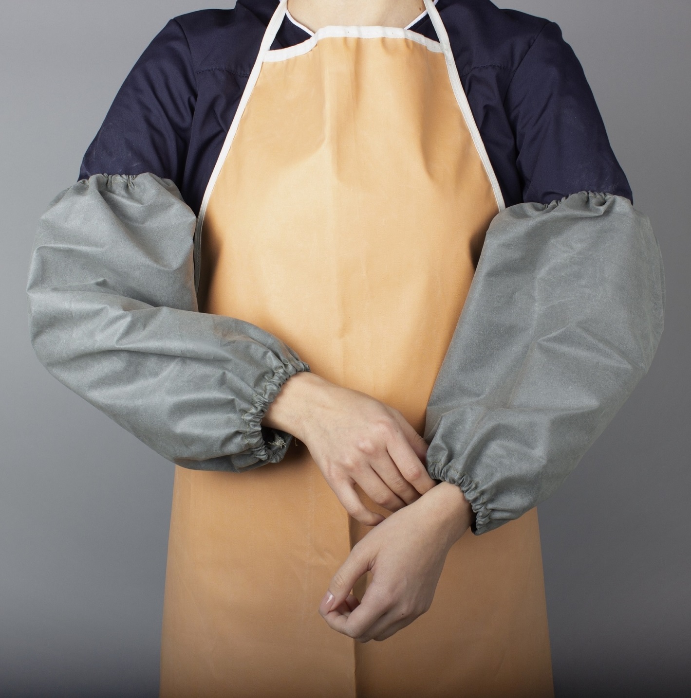 Нарукавники Диагональ прорезиненная 460 (серый)