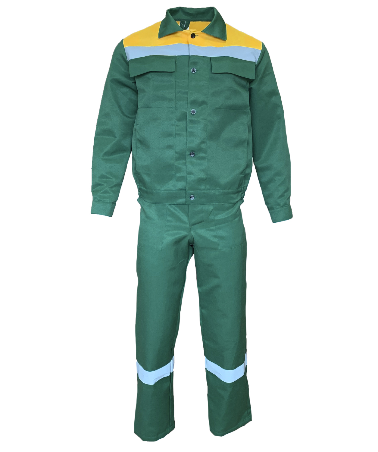 Костюм ОПТИМАЛ СОП с ПК (зеленый/желтый)