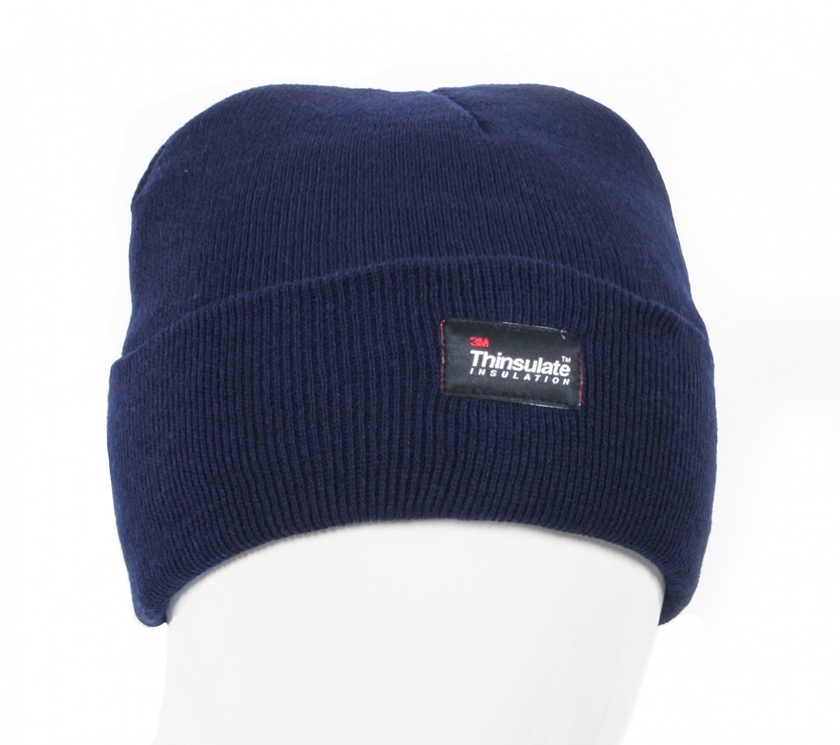 Шапка СЕВЕР трикотажная двойная утепленная (т.синий)
