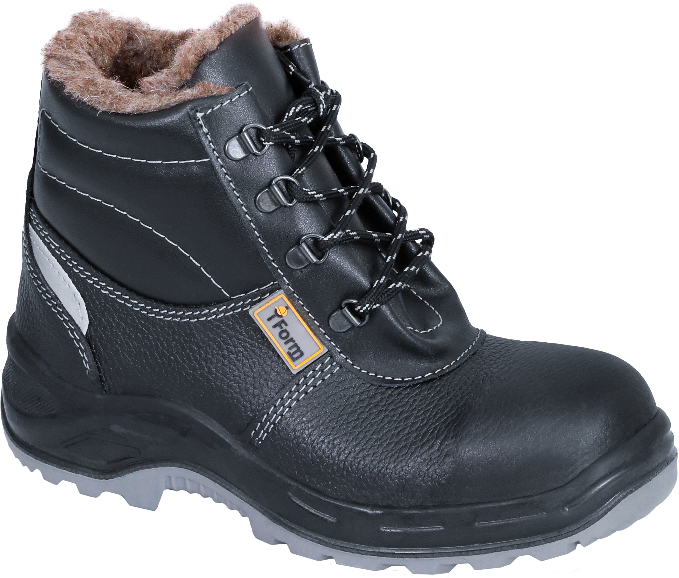 Ботинки TURBO ПУ/нитрил шерст. мех с КП