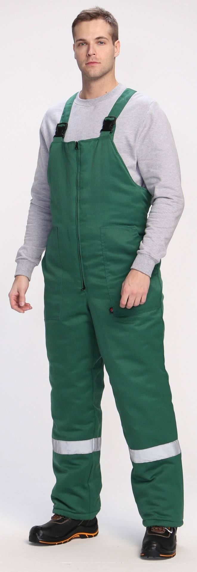 Полукомбинезон ЭКСПЕРТНЫЙ-ЛЮКС зимний (зелёный)