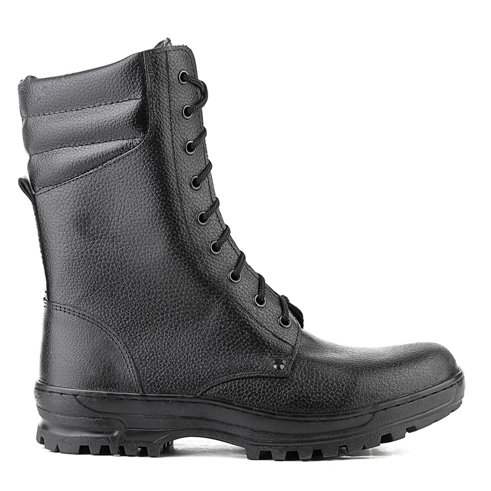 Берцы ЛИДЕР 64М ТЭП иск.мех с ТП (черный)