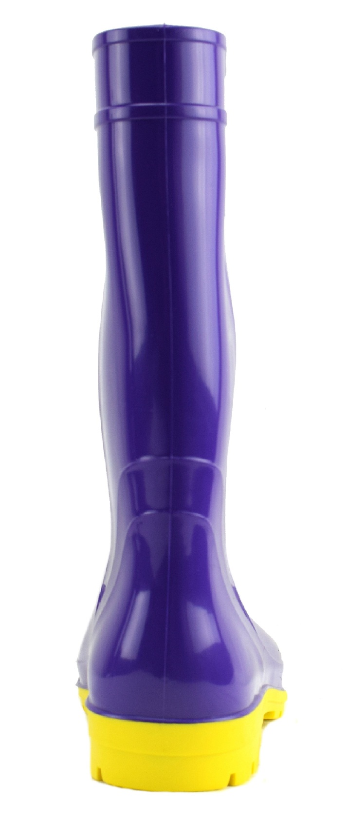 Сапоги ПВХ Д18 ЭДЕЛЬВЕЙС ДАРИНА женские (фиолетовый/желтый)