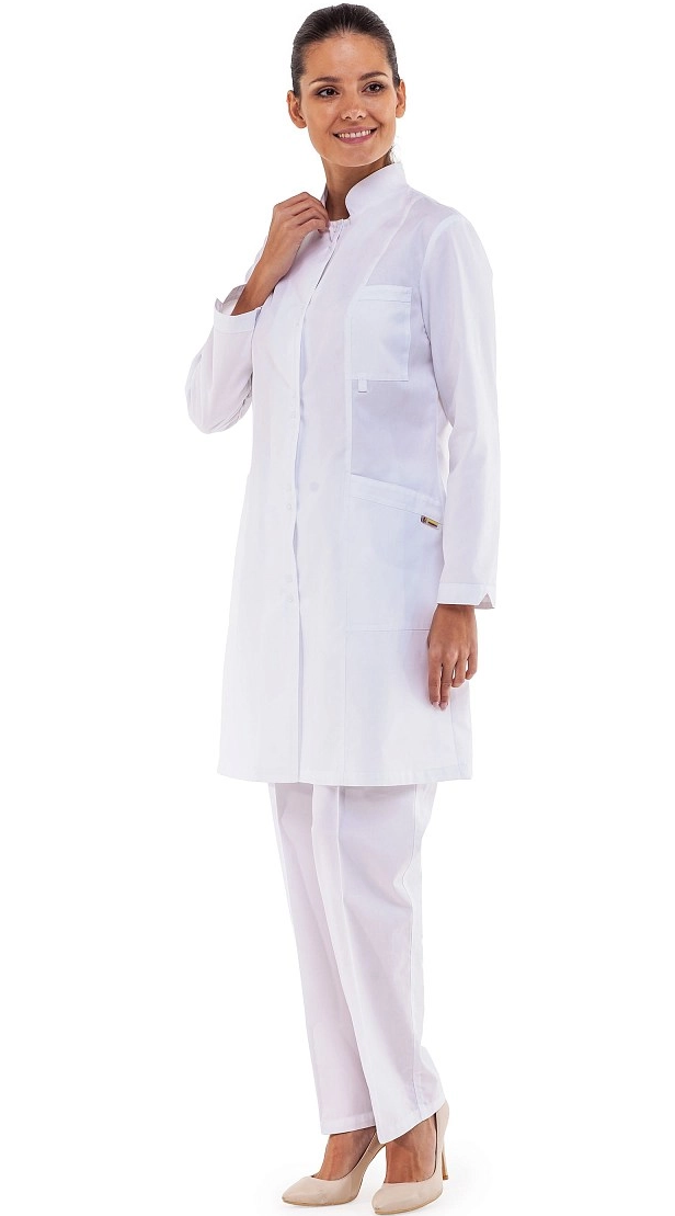 Халат БЕЛУ женский (белый)