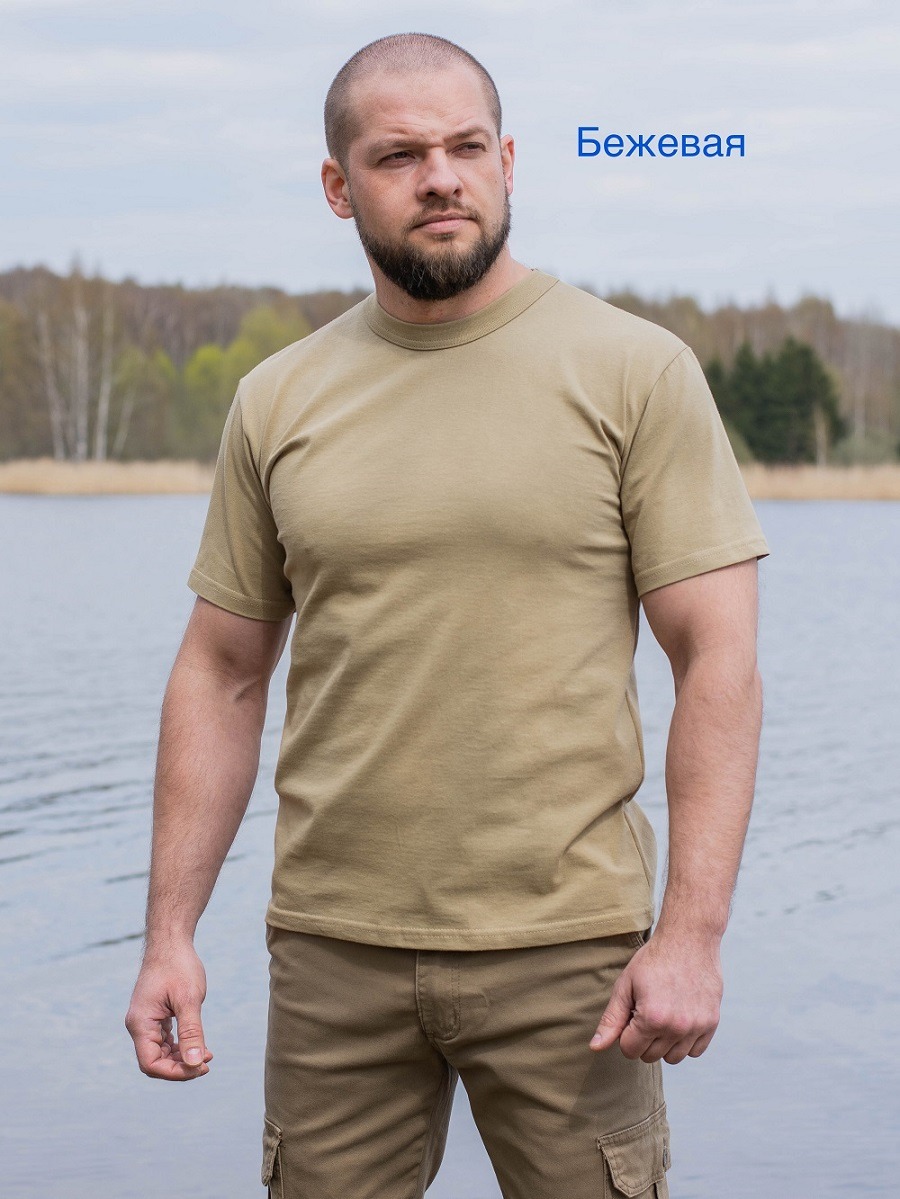 Футболка OE (бежевый)