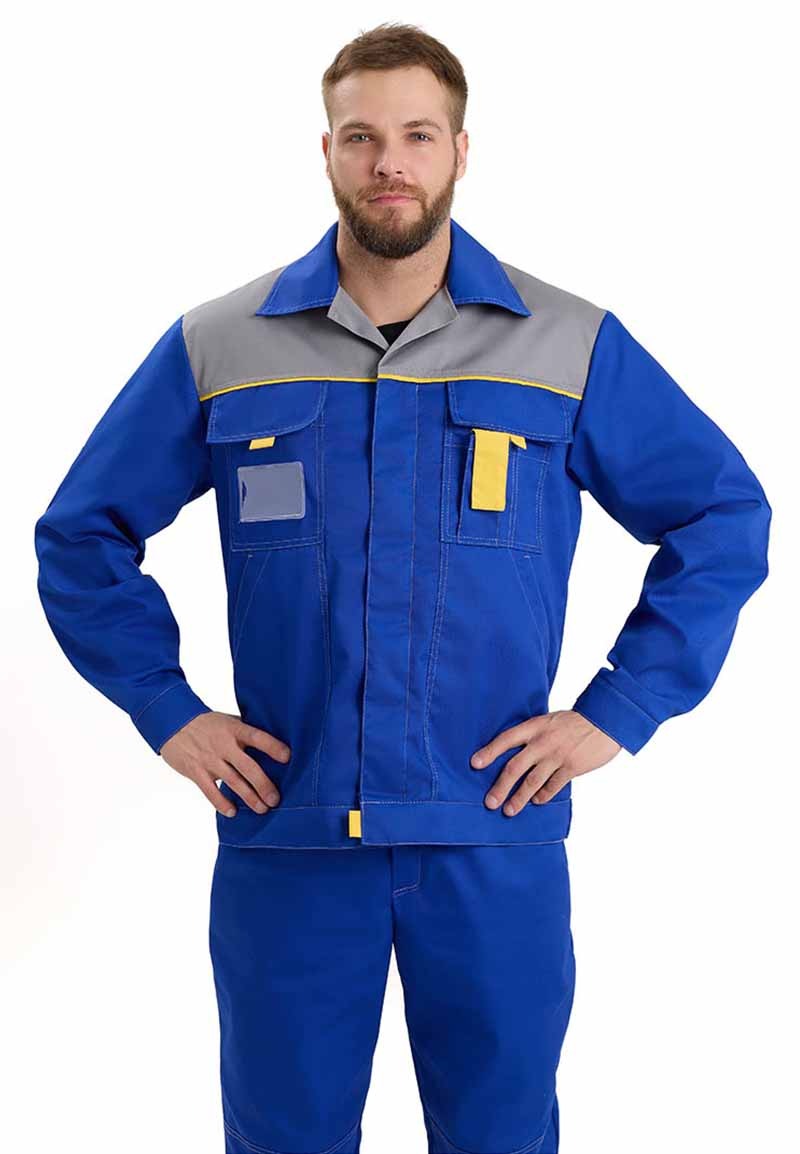 Костюм ДНЕПР Л10-КПК с ПК (васильковый/серый)