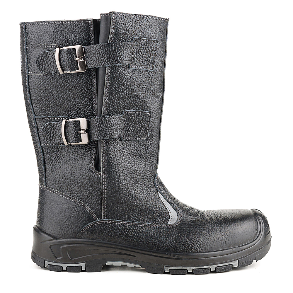 Сапоги ЛИДЕР 763РНМ ПУ-Резина с КП (черный)