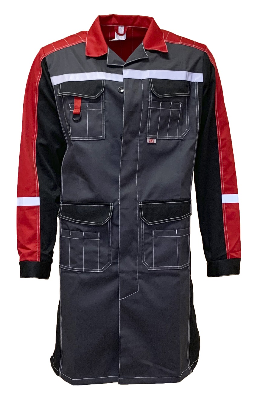 Халат ФОРМУЛА ИТР (т.серый/красный)