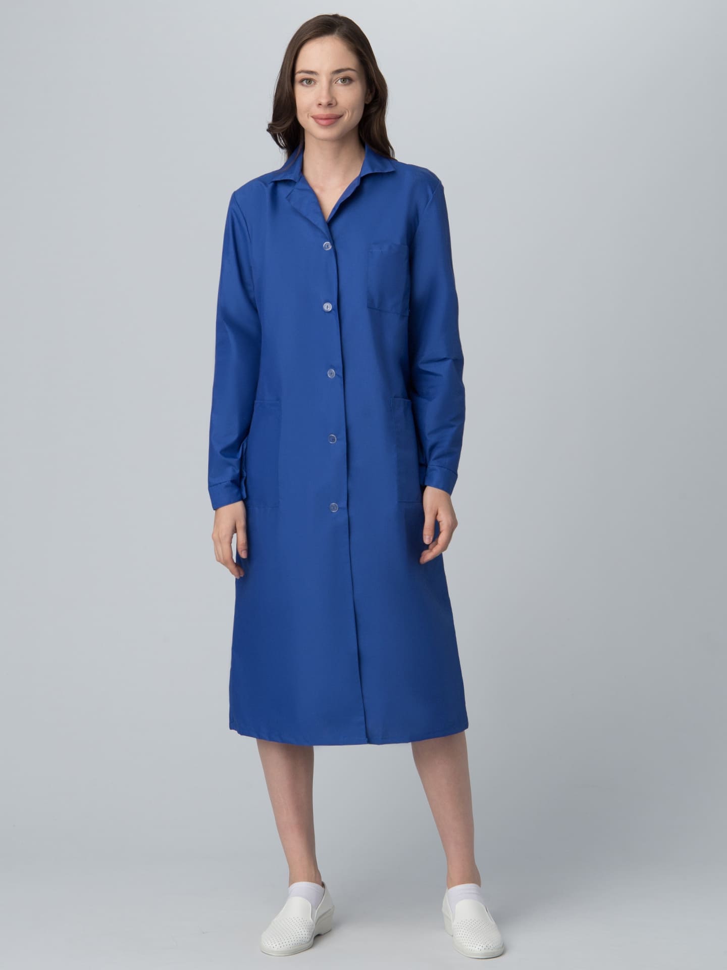 Халат СТАНДАРТ женский (васильковый)