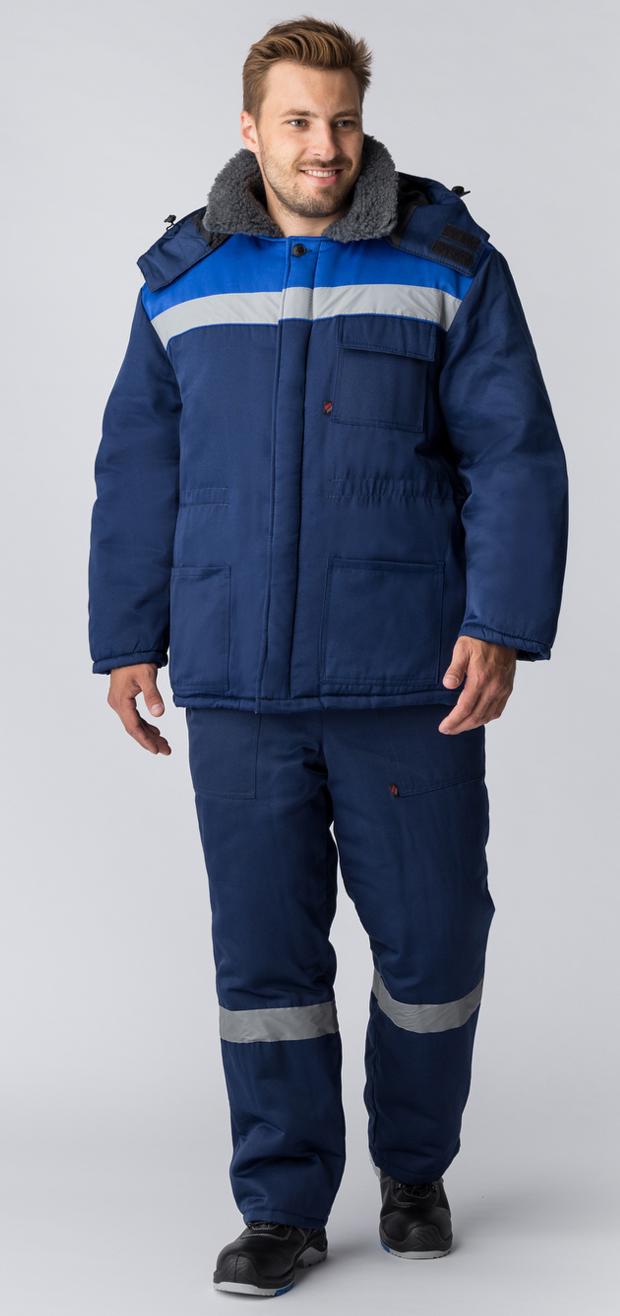 Костюм Т-УЛЬТРА-2 зимний с ПК (т.синий/васильковый)