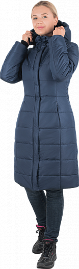 Пальто ФЬЮЖЕН женское зимнее (т.синий)
