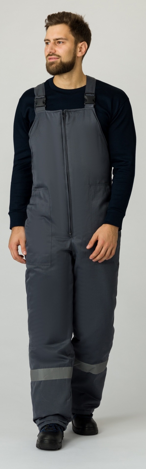 Полукомбинезон ЭКСПЕРТНЫЙ-ЛЮКС зимний (т.серый)