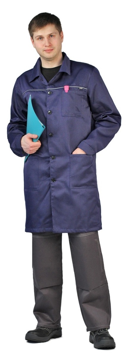 Халат ВАЛЕНТ (т.синий)