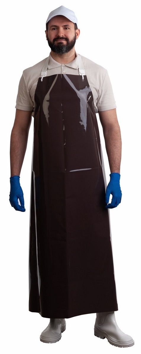 Фартук ЛАРИПОЛ ПУ уплотненный 90x130см (коричневый)