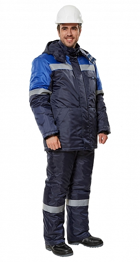 Костюм ФРЕЙМ зимний с ПК (синий/васильковый)