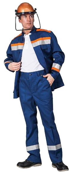Костюм ЭНЕРГИЯ-А 13,2 кал. с БР (т.синий/оранжевый)