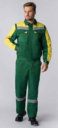 Костюм СФЕРА NEW с ПК (зеленый/желтый)